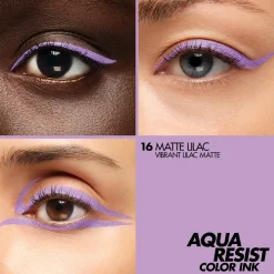 Waterproof | Delineadores*Make Up For Ever Aqua Resist Color Ink 16 Matte Lilac