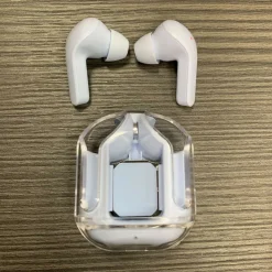 Estuches*Khermosa Audífonos Inalámbricos Bluetooth con Estuche de Carga - Color Blanco