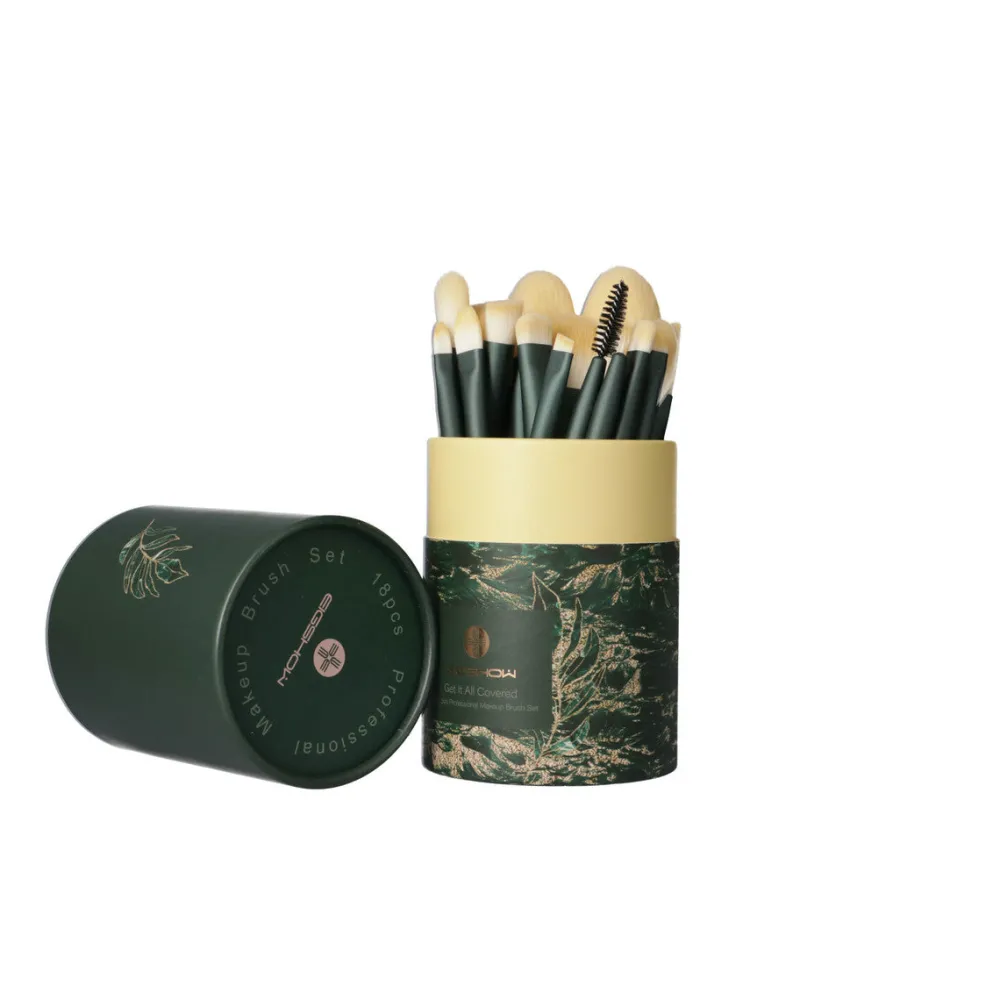 Brochas*Eigshow Beauty Chic Series Mini Shaded Spruce Makeup Brush Kit 18 pcs