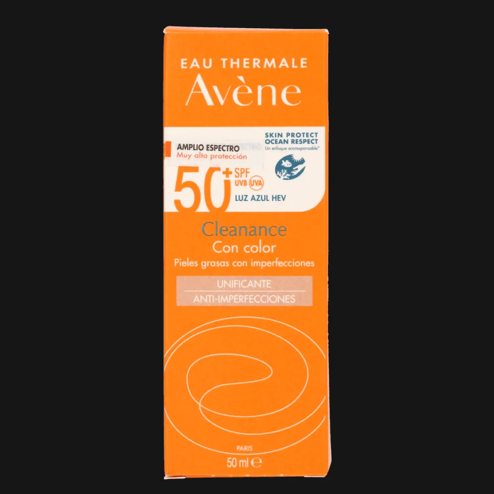 Protectores Solares | Soluciones*Avene Cleanance Solar Fps 50+ con color 50 ml
