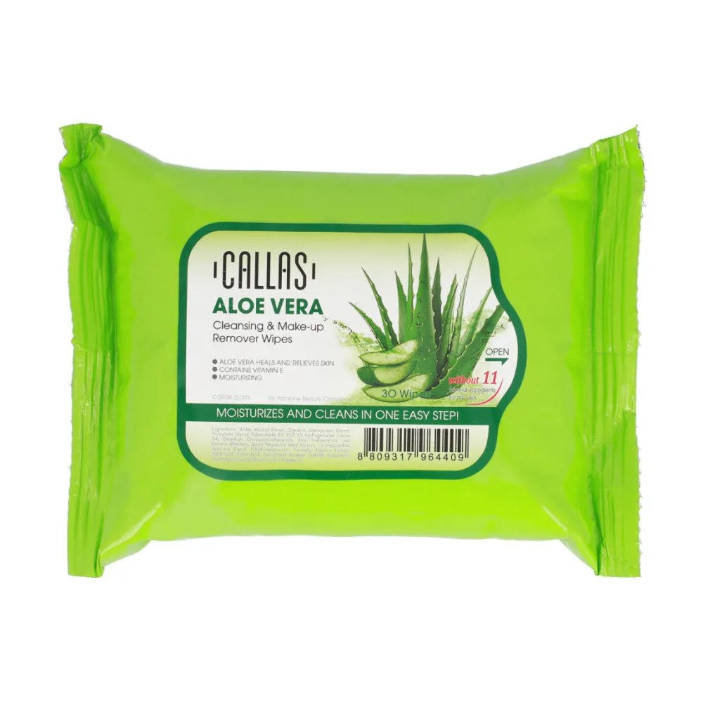 Desmaquillantes | Desmaquillantes*Callas Cleansing and Make Up Remover Wipes Aloe Vera