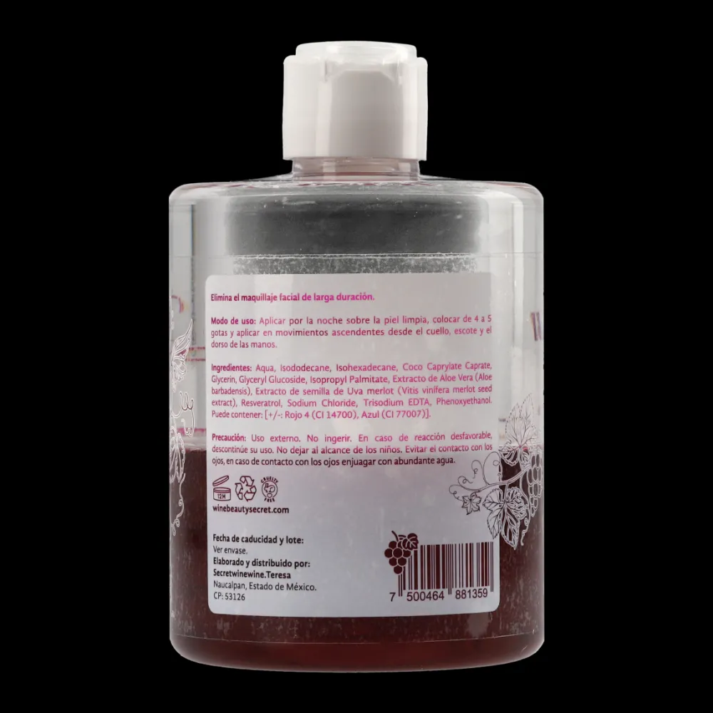 Desmaquillantes | Desmaquillantes*Wine Beauty Secret Desmaquillante Bifásico de Merlot con Resveratrol