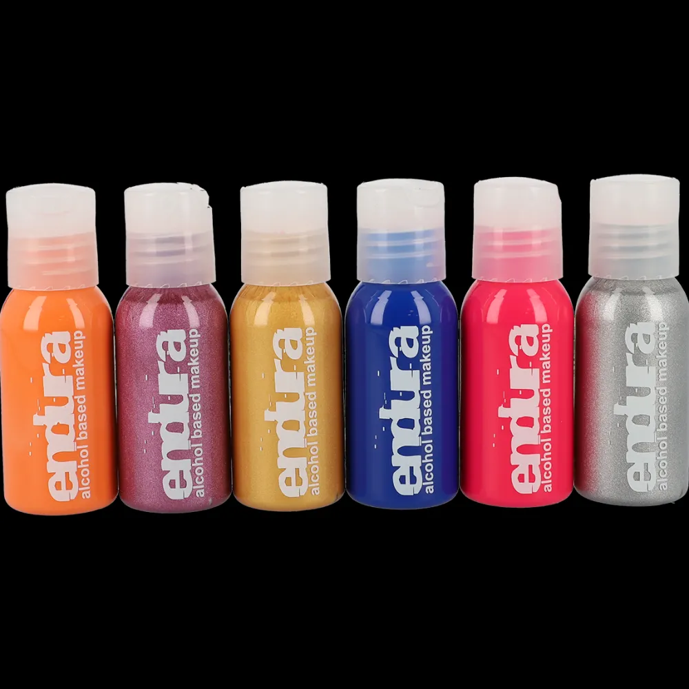 Fx Makeup*European Body Art Endura Pack - Metallic Fluoro