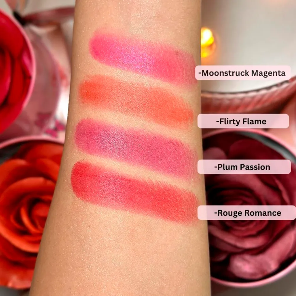 Rubores*Eloise Beauty Eternal 3D Rose Blush Flirty Flame