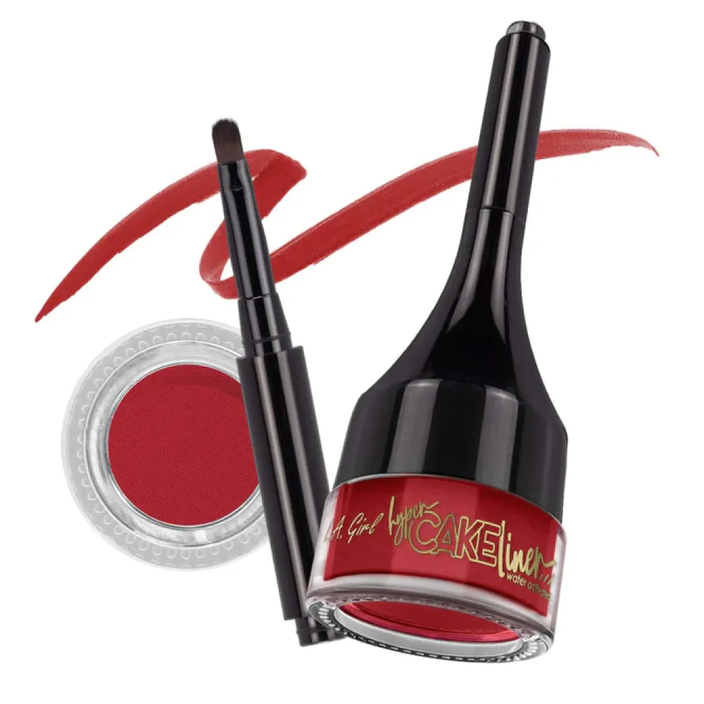 Delineadores*LA Girl - Exclusiva online Flamin Red Hyper Cake Liner