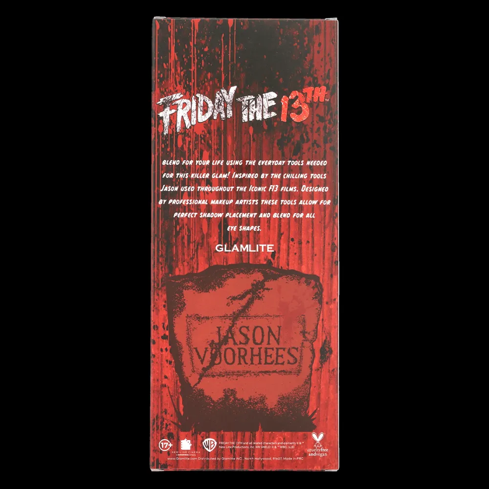 Brochas*Glamlite Friday The 13TH x "Jason Voorhees" Brush Set