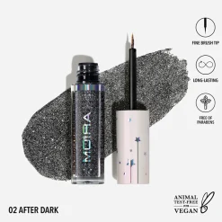 Delineadores*Moira Glitter Glitter Liner - 02, After Dark
