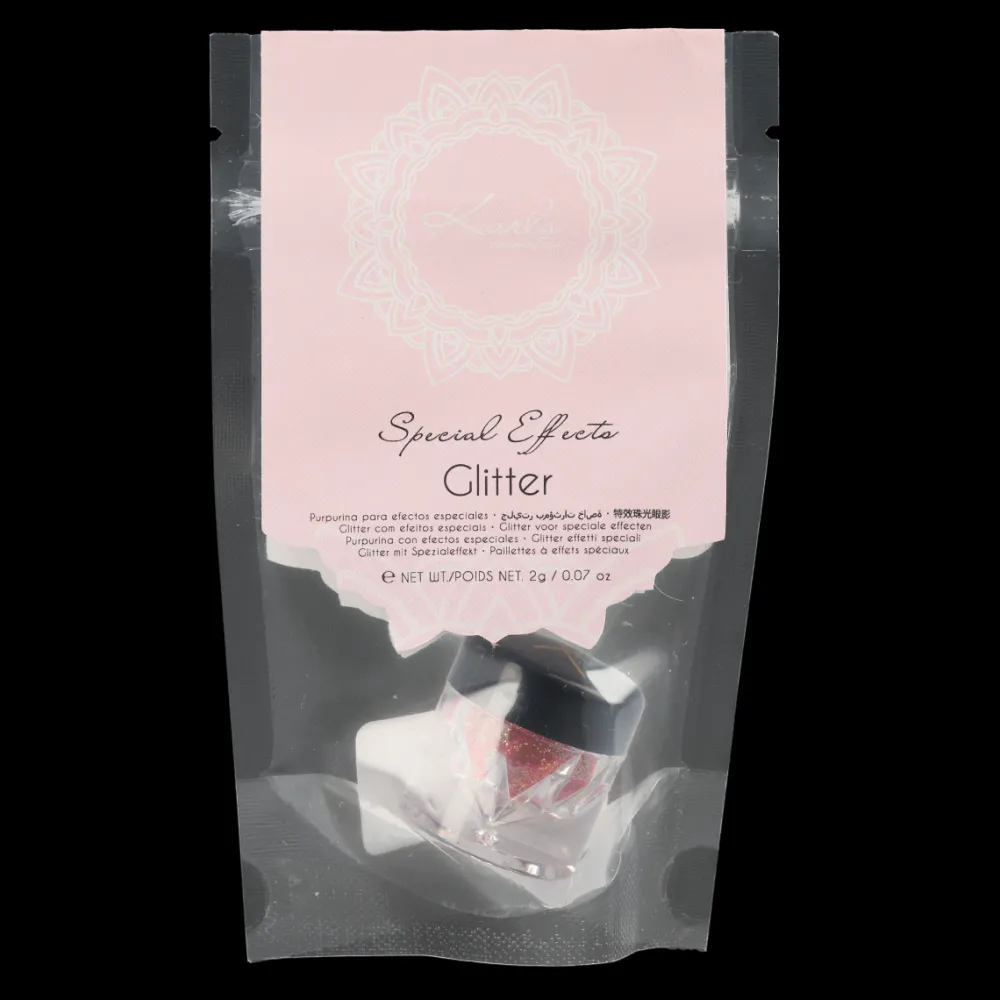Sombras*Karla Cosmetics Glitter Pot Peach Bubbles