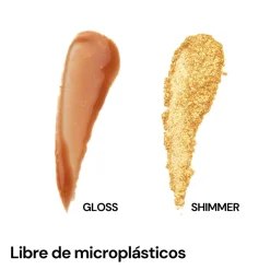 Glosses*Sarelly Creativo Gloss + Shimmer Peony Carajillo And Rose Quartz Flakes