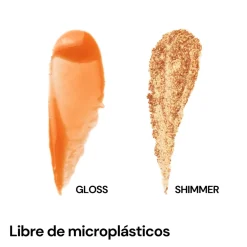 Glosses*Sarelly Creativo Gloss +Shimmer Apricot Honey Bourbon And Vermeil 24K