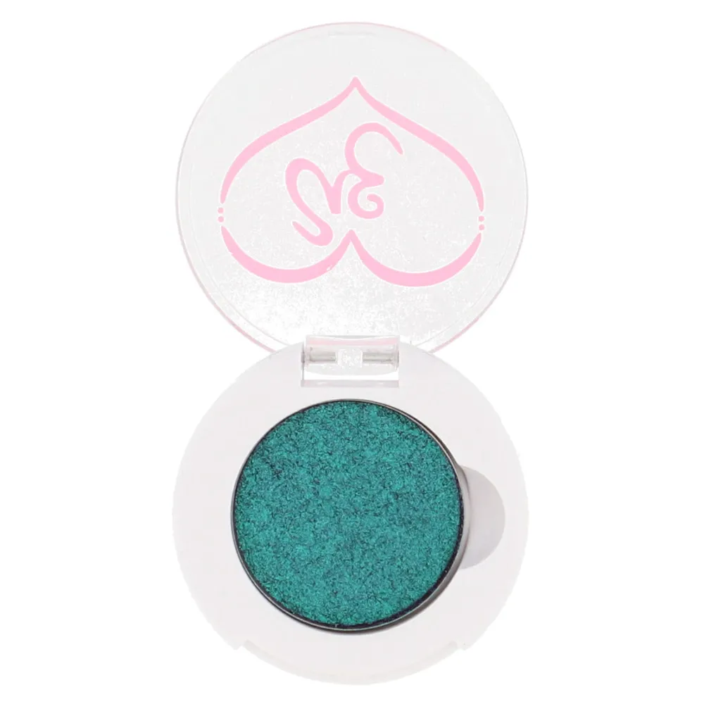 Sombras*Andi Espinoza - Exclusiva online Holografica en Crema Verde Esmeralda #016