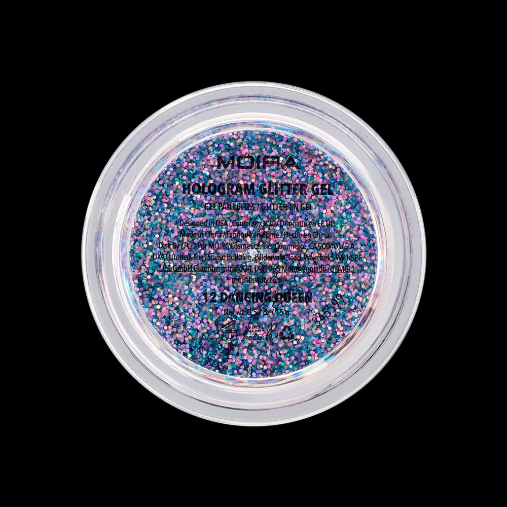 Sombras*Moira Hologram Glitter Gel - 12, Dancing Queen