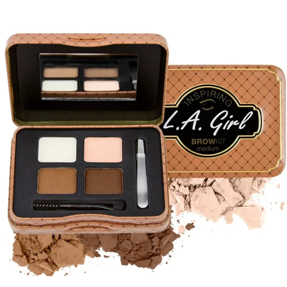 Cejas | Polvos*LA Girl - Exclusiva online Inspiring Eyebrow Kit / Tin-Med and Marvelous