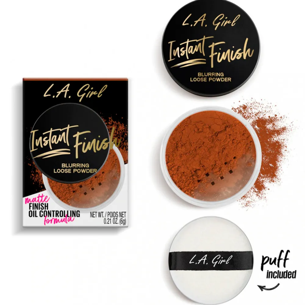 Polvos*LA Girl - Exclusiva online Instant Finish Blurring Loose Powder-Deep