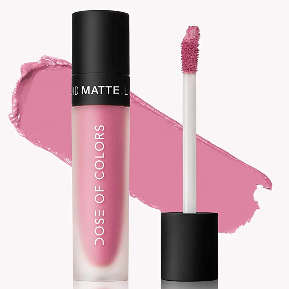 Labiales*Dose of Colors Liquid Matte Lipstick Rosebud