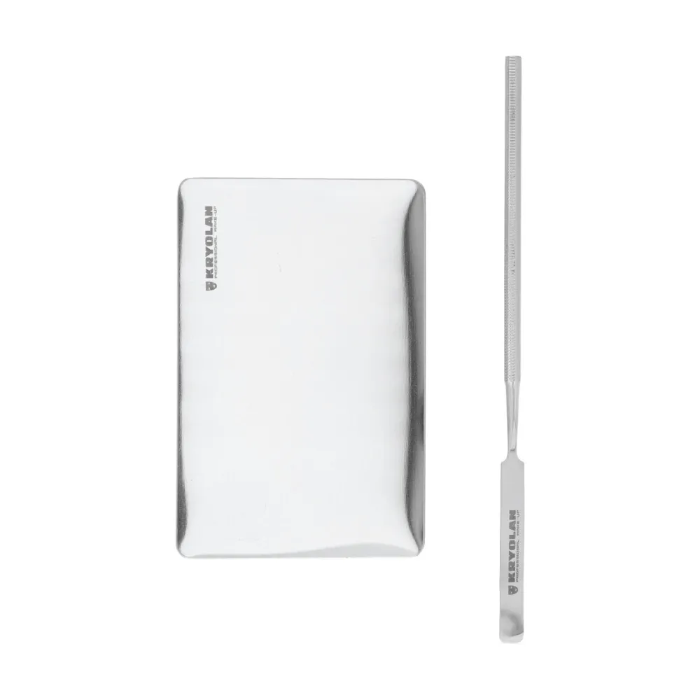 Herramientas*Kryolan Makeup Mixing Spatula Blending Plate