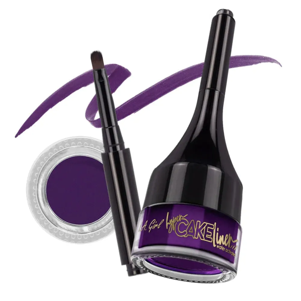 Delineadores*LA Girl - Exclusiva online Manic Purple Hyper Cake Liner