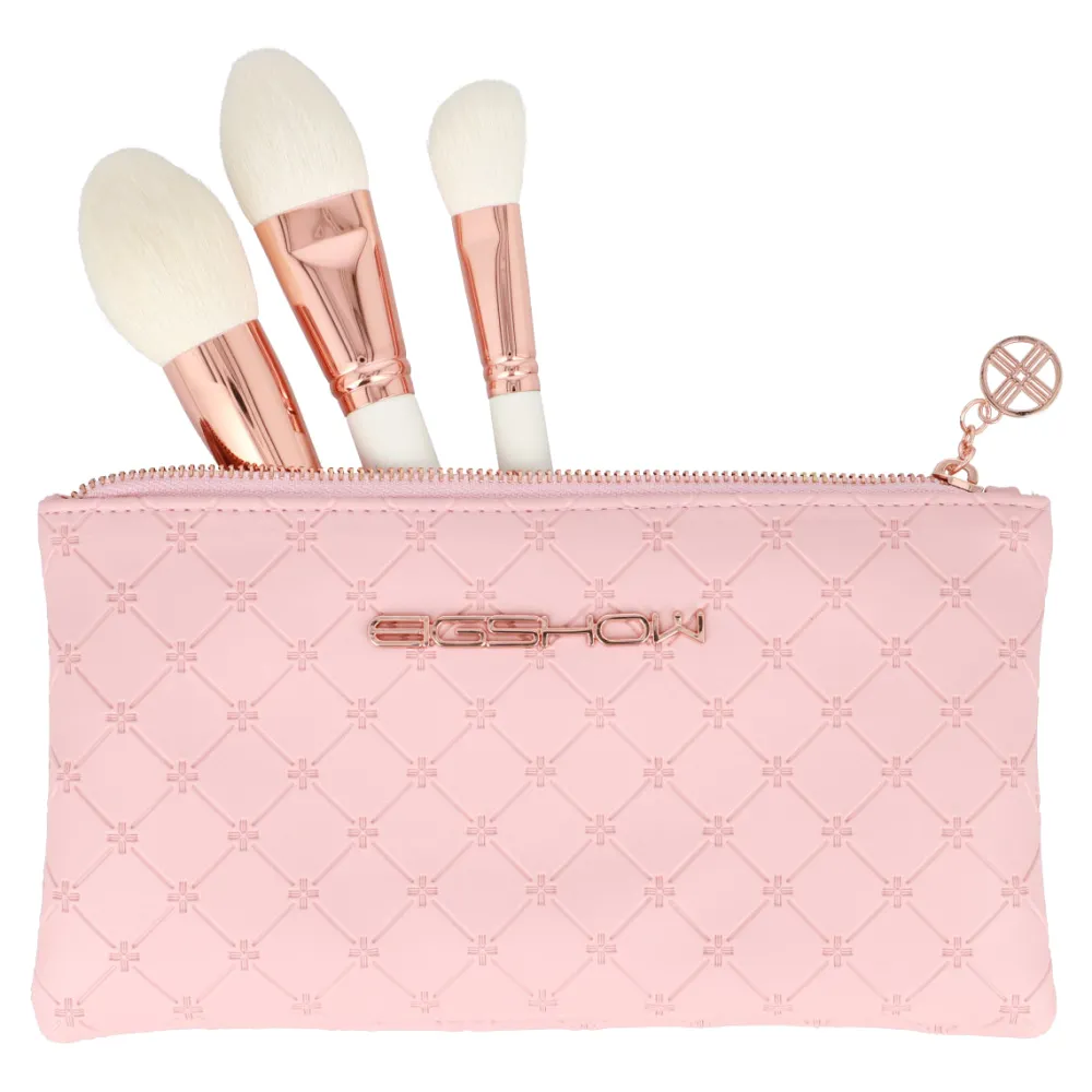 Brochas*Eigshow Beauty Master Series Classic Rose Gold Brush Kit 12 Pcs
