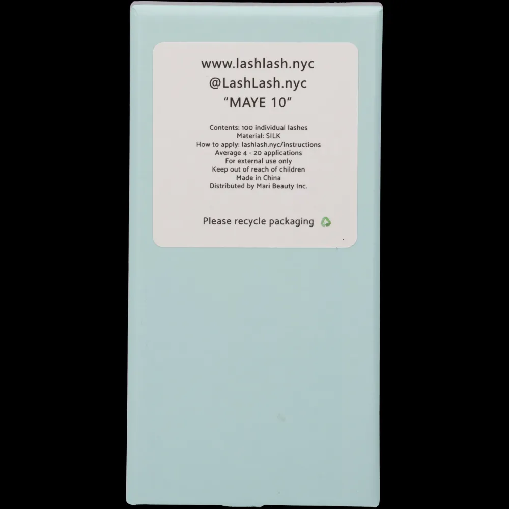 Pestañas*LASHLASH Maye 10 Individual Lashes