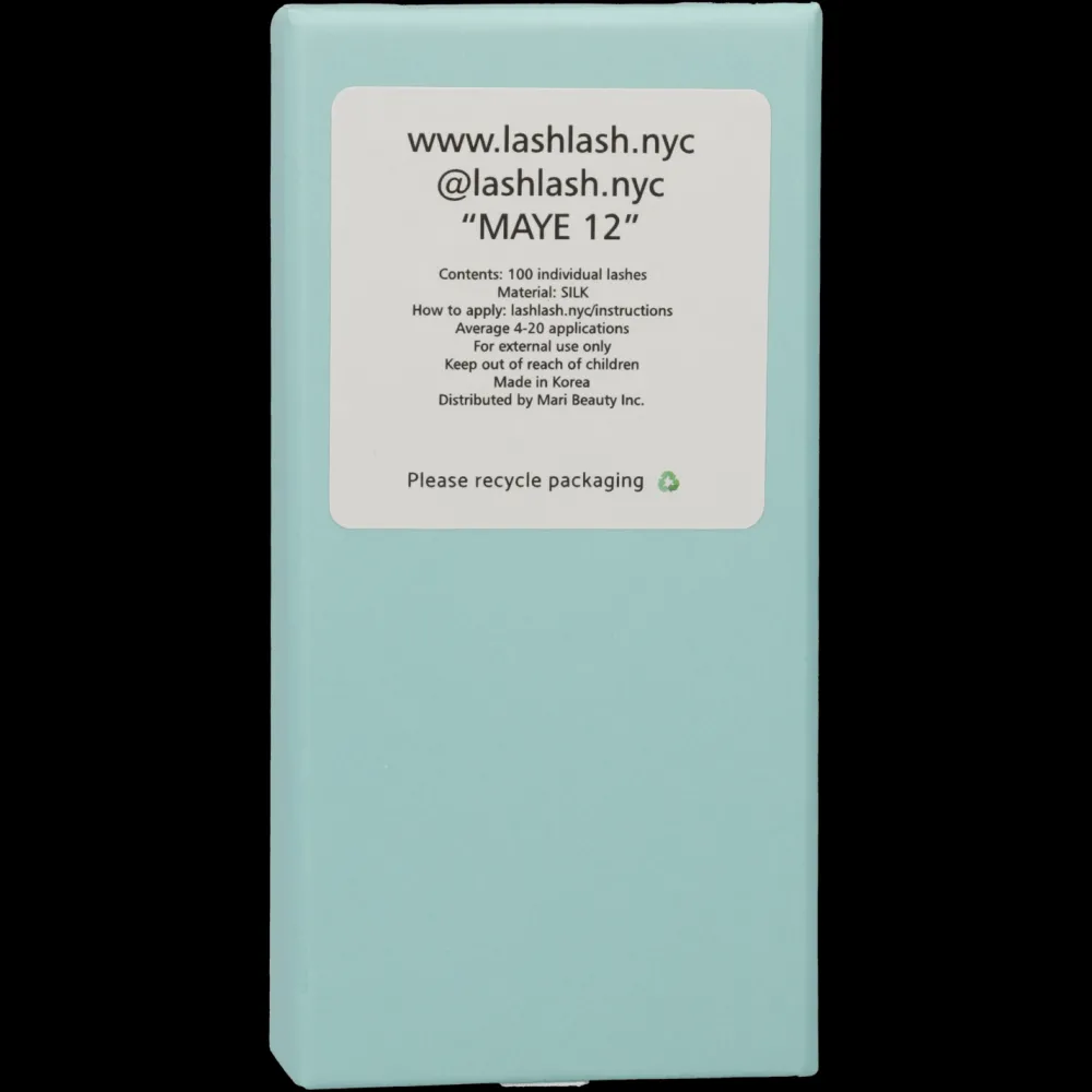 Pestañas*LASHLASH Maye 12 Individual Lashes