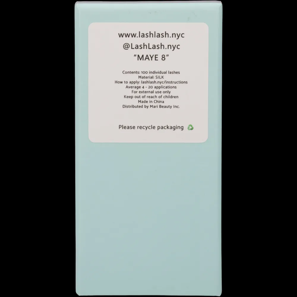 Pestañas*LASHLASH Maye 8 Individual Lashes