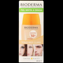 Protectores Solares*Bioderma Photoderm NUDE Touch SPF 50+ Tono Muy Claro