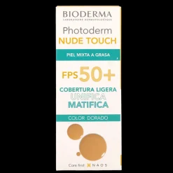 Protectores Solares*Bioderma Photoderm NUDE Touch SPF 50+ Tono Dorado