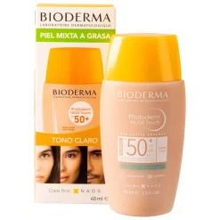 Protectores Solares*Bioderma Photoderm NUDE Touch SPF 50+ Tono Claro