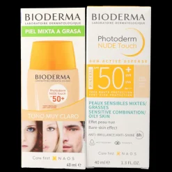 Protectores Solares*Bioderma Photoderm NUDE Touch SPF 50+ Tono Muy Claro