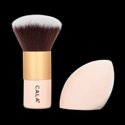 Herramientas | Esponjas*CALA Pink Kabuki Brush + Sponge