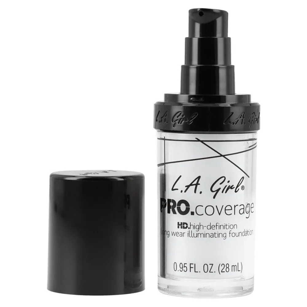 Bases*LA Girl - Exclusiva online Pro Coverage Illuminating Foundation