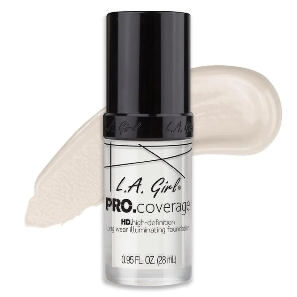 Bases*LA Girl - Exclusiva online Pro Coverage Illuminating Foundation