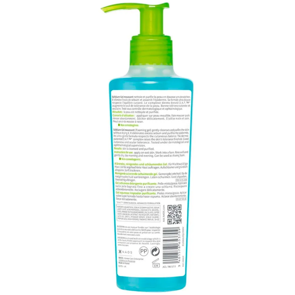 Soluciones | Desmaquillantes*Bioderma Sebium Gel Moussant 200 ml