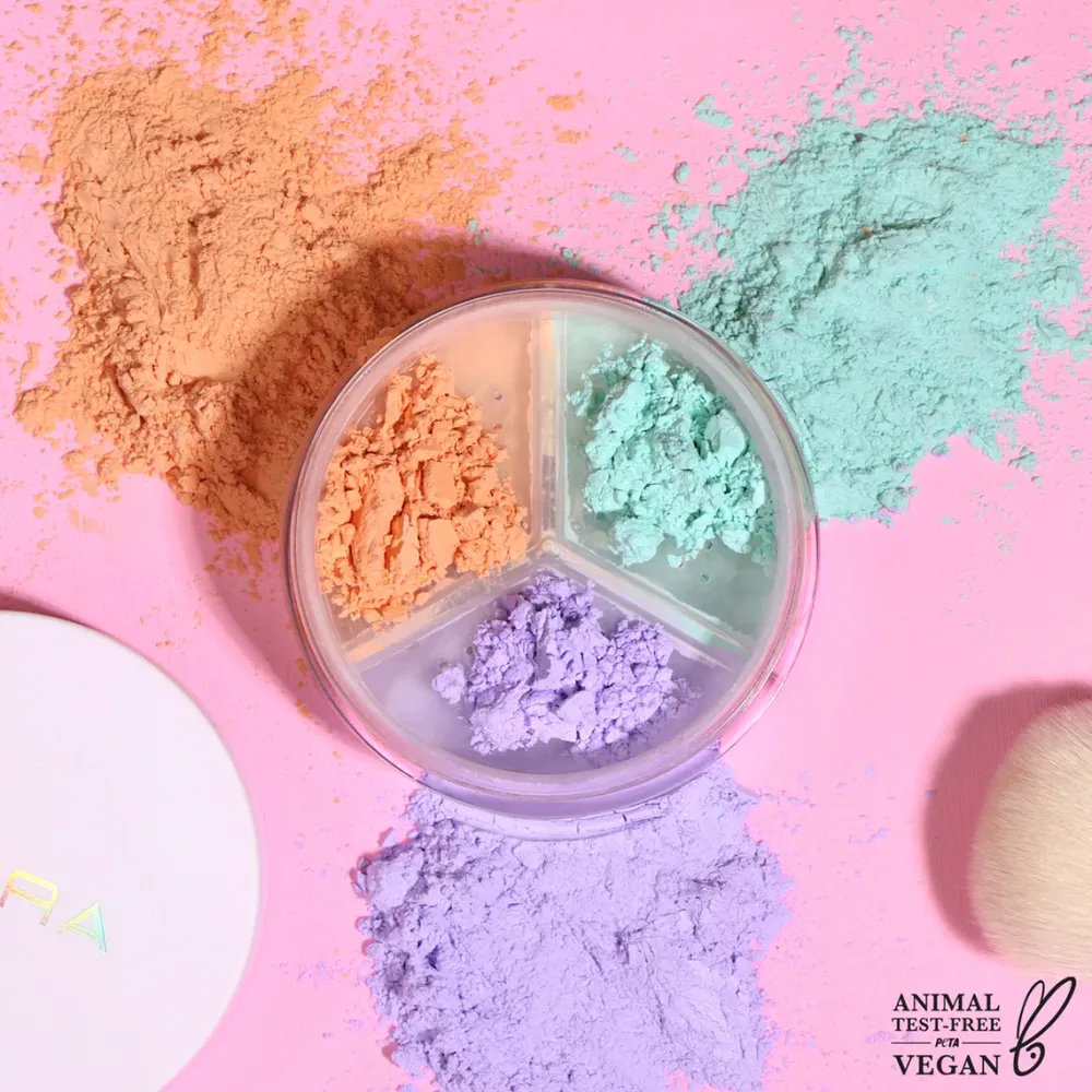 Polvos*Moira Set & Correct Loose Setting Powder - Medium Neutralizer