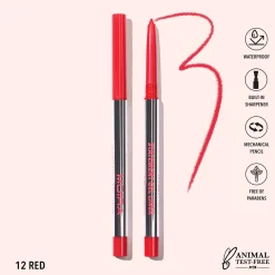 Delineadores*Moira Statement Gel Liner- 12, Red