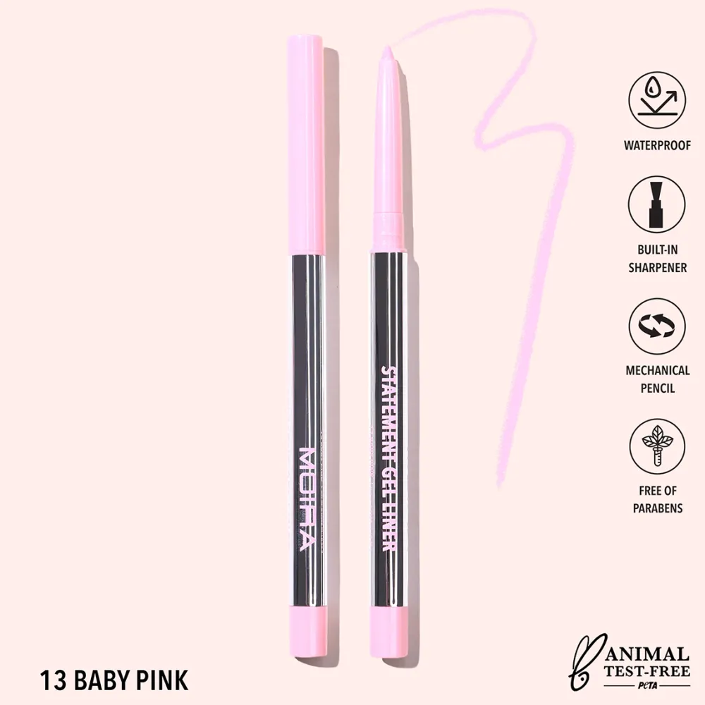 Delineadores*Moira Statement Gel Liner-13, Baby Pink