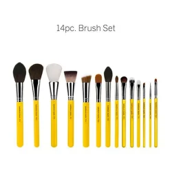 Brochas*Bdellium Tools Studio The Collection 14PC. Brush Set with Roll-UP Pouch