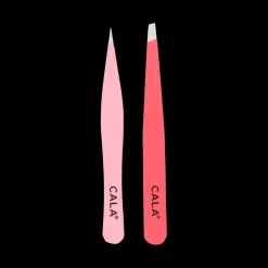 Herramientas*CALA Tweezert Duo Fine Point & Slanted (Coral)