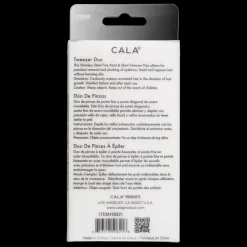 Herramientas*CALA Tweezert Duo Fine Point & Slanted (Mint)
