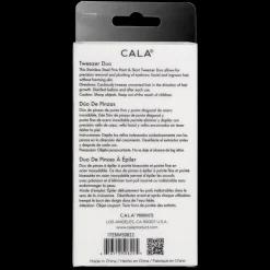 Herramientas*CALA Tweezert Duo Fine Point & Slanted (Coral)