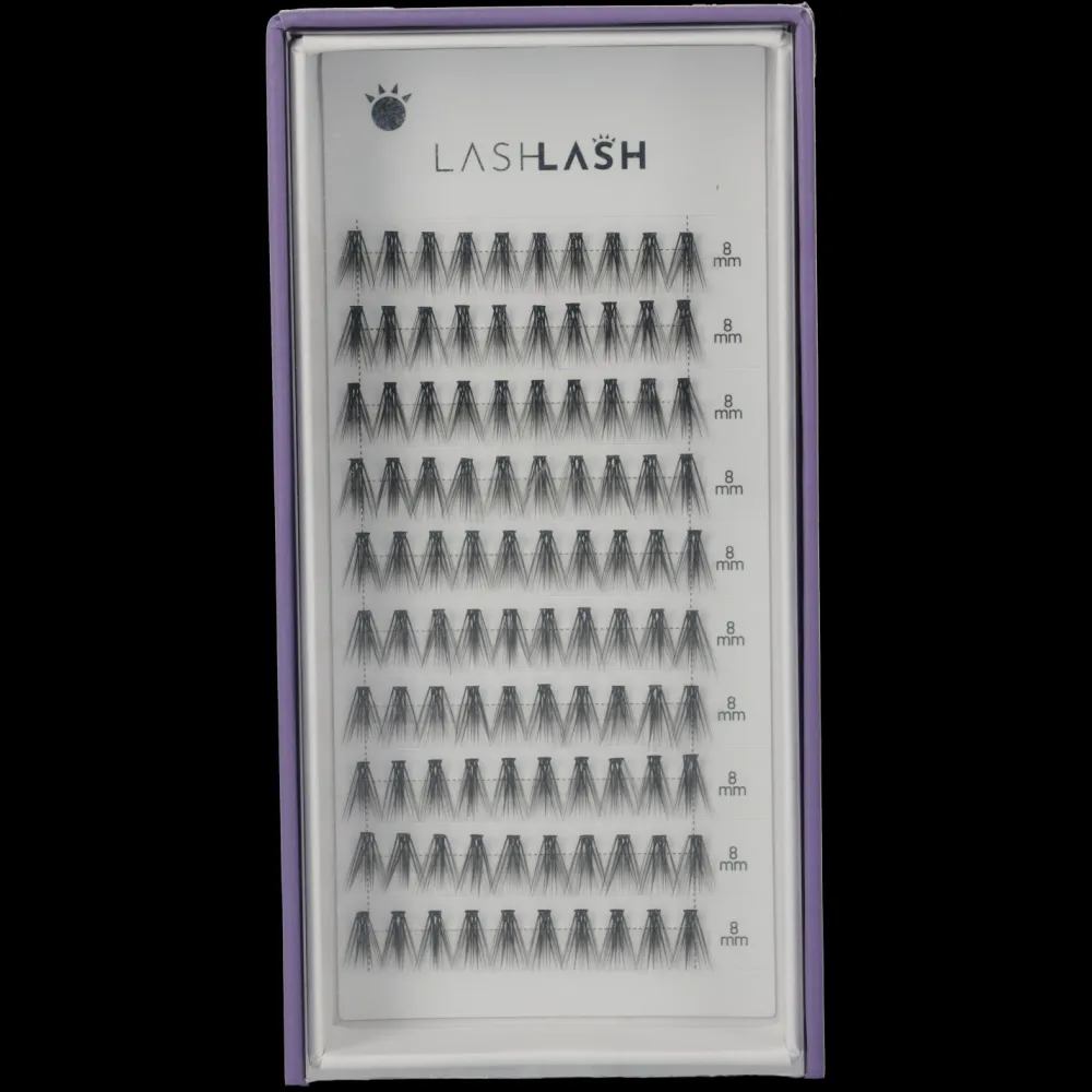 Pestañas*LASHLASH Valery 8 Glamorous Individual Lashes