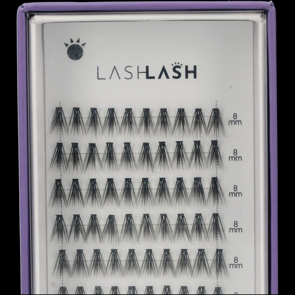 Pestañas*LASHLASH Valery 8 Glamorous Individual Lashes